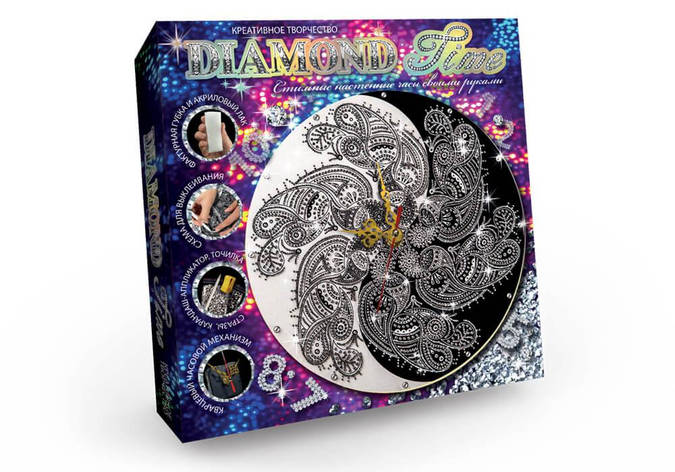 Дитячий набір креативного творчості Diamond Time Danko Toys набір для творчості своїми руками Абстракція, фото 1