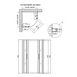 Душова кабіна без піддону Qtap Taurus BLA1099AC6 90х90, скло Clear 6 мм., фото 2