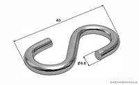 S-крюк тентовый 24.40