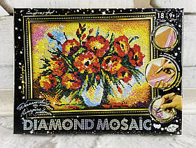 Мозаїка Diamond mosaic "Квіти" DM-03-04 Danko-Toys Україна