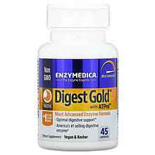 Ферменти та пробіотики Enzymedica "Digest Gold with ATPro" для травлення (45 капсул)