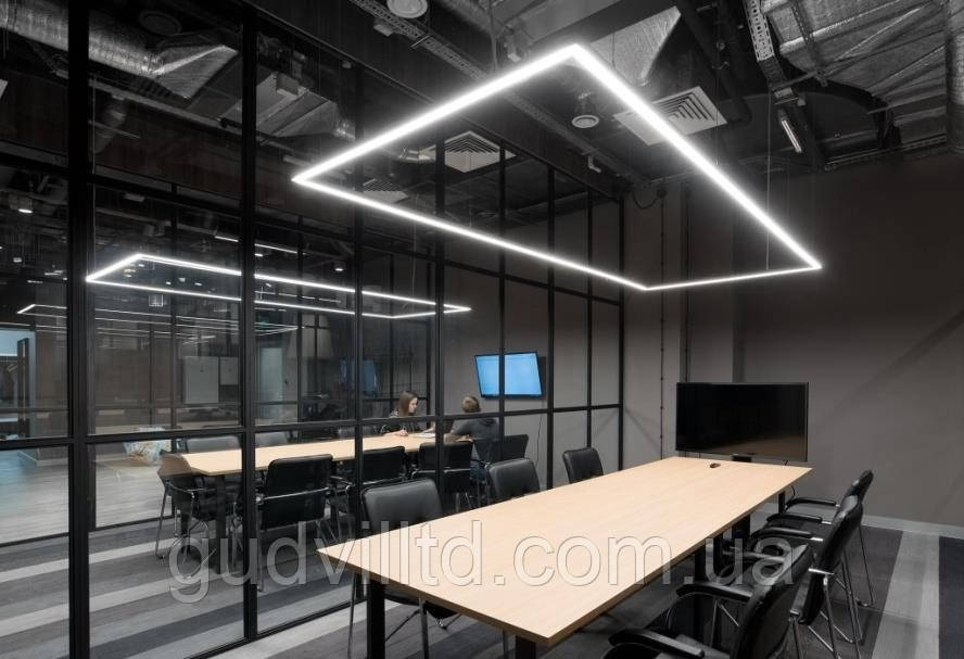 Подвесной светодиодный LED светильник для офиса и магазинов - фото 2 - id-p1545339983