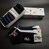 Мужские носки "Fila", в подарочной упаковке, средние, 8 пар/уп. (арт. S13)