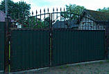 Ворота ковані закриті профнастілом 6380 , фото 3