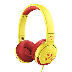 Дитячі навушники XO EP47 Kids study headphones, Yellow Red