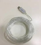 Вулична Led гірлянда дюралайт від USB 100 LED, 10 м, фото 8