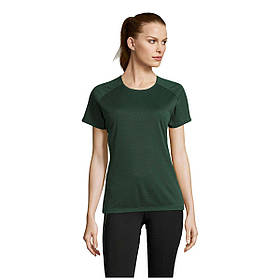 Жіноча футболка спортивна з коротким рукавом повсякденна приталені під принт SPORTY WOMEN 140