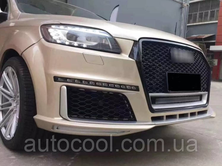 Передній бампер для Audi Q7 2007-2015 р. у стилі RS, фото 1