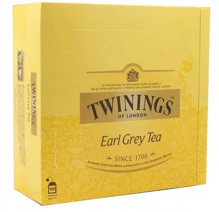 Чай чорний Twinings Earl Grey, 100п.х2г, фото 1
