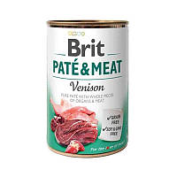 Влажный корм для собак Brit Paté & Meat Dog оленина 400г