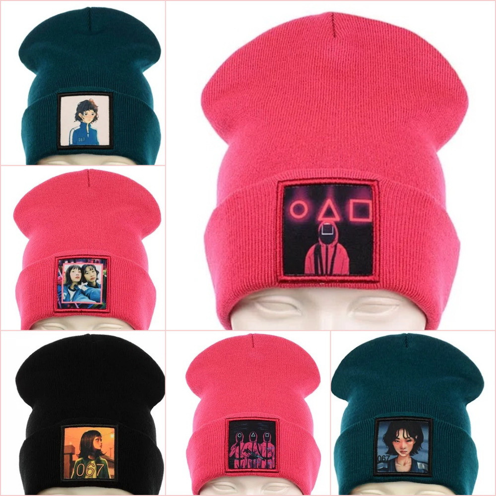 Шапка Гра в Кальмара для дівчаток | Мерч Squid game, фото 1