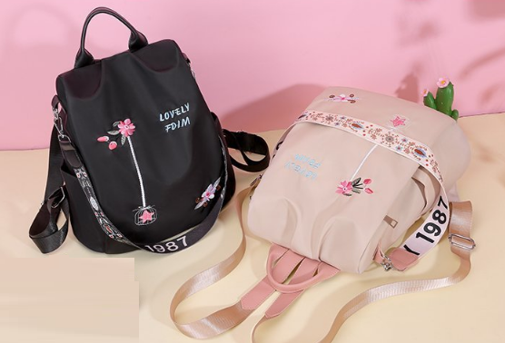 Рюкзак женский нейлон цветок Lovely