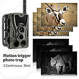 Фотопастка HC-801M камера для полювання та охорони з цією картою та SMS керуванням, фото 4