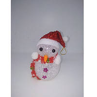 Нічник новорічний "Сніговик" малий, на батарейках 12 шт/уп.