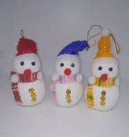 Іграшка новорічна "Сніговик" паралонова 12 шт./уп