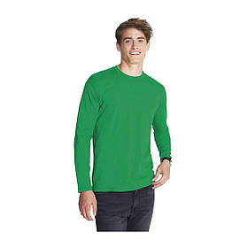 Футболка чоловічий стильна бавовна з довгим рукавом реглан класичний під логотип Monarch 150