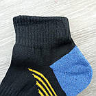 Шкарпетки жіночі середні зимові махровий слід р.25-27 трекінгові з синьою п'ятою "Смужка" SOCKS 30033237, фото 6