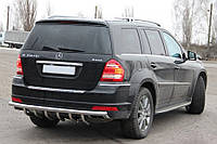 Задняя дуга AK-style (нерж) для Mercedes GL сlass X164