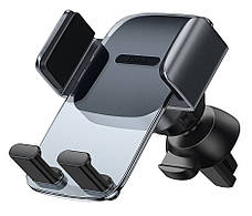Тримач (автотримач) для телефона в машину Baseus Easy Control Чорний/ Прозорий (SUYK000001), фото 2