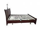 Електрична дерев'яна медична особливо широке ліжко MED1 KYJ-205, фото 2