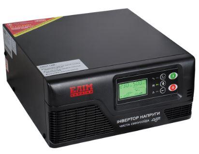 ДБЖ лінійно-інтерактивний Elim ПНК-12-1000 (1000 Вт) 15 А, під зовнішній АКБ 12В, РК дисплей, 140-275V,, фото 1