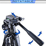 Штатив трипод для фотоапарату Weifeng 3520 146 см, фото 2