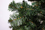 Штучна ялинка Клеопатра, 210 см, з 2 частин, зелена, ПВХ (МК-210), фото 4