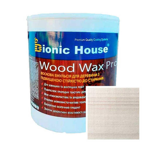 Купить Краска для дерева WOOD WAX PRO безцветная база Bionic-House 2,5л ...