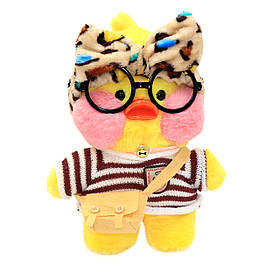 М'яка іграшка качка Lalafanfan качка одяг та аксесуари в асортименті Лалафанфан жовта 30 * 24 * 15 см (LA-005)