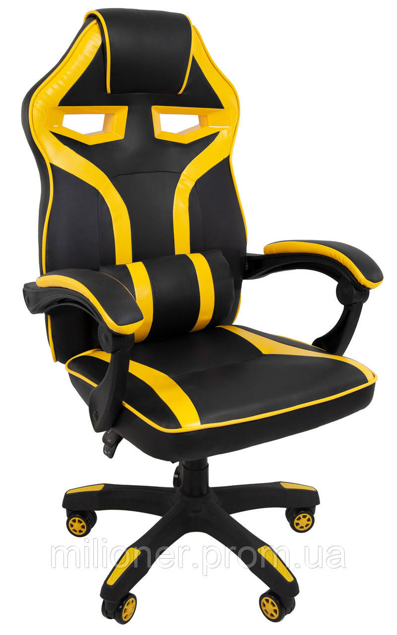 Крісло геймерськое Bonro B-827 жовте