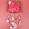 Силіконовий гризунок для зубів малюків Mommy Bag Зайчик рожевий Прорізувач для дітей, фото 2