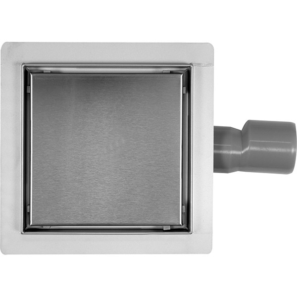 Трап підлоговий зливний з нержавіючої сталі 20x 20 см FALA 75335 (Польща), фото 1