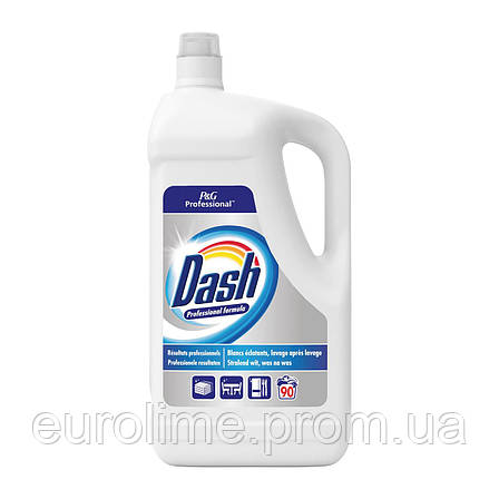 Гель для прання DASH Professional для білих і кольорових тканин 90 прань 4950 ml, фото 2