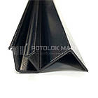 "Ширяючий/Парящий" (АЛ) чорний - 335 г. Профіль алюмінієвий для натяжних стель, фото 2