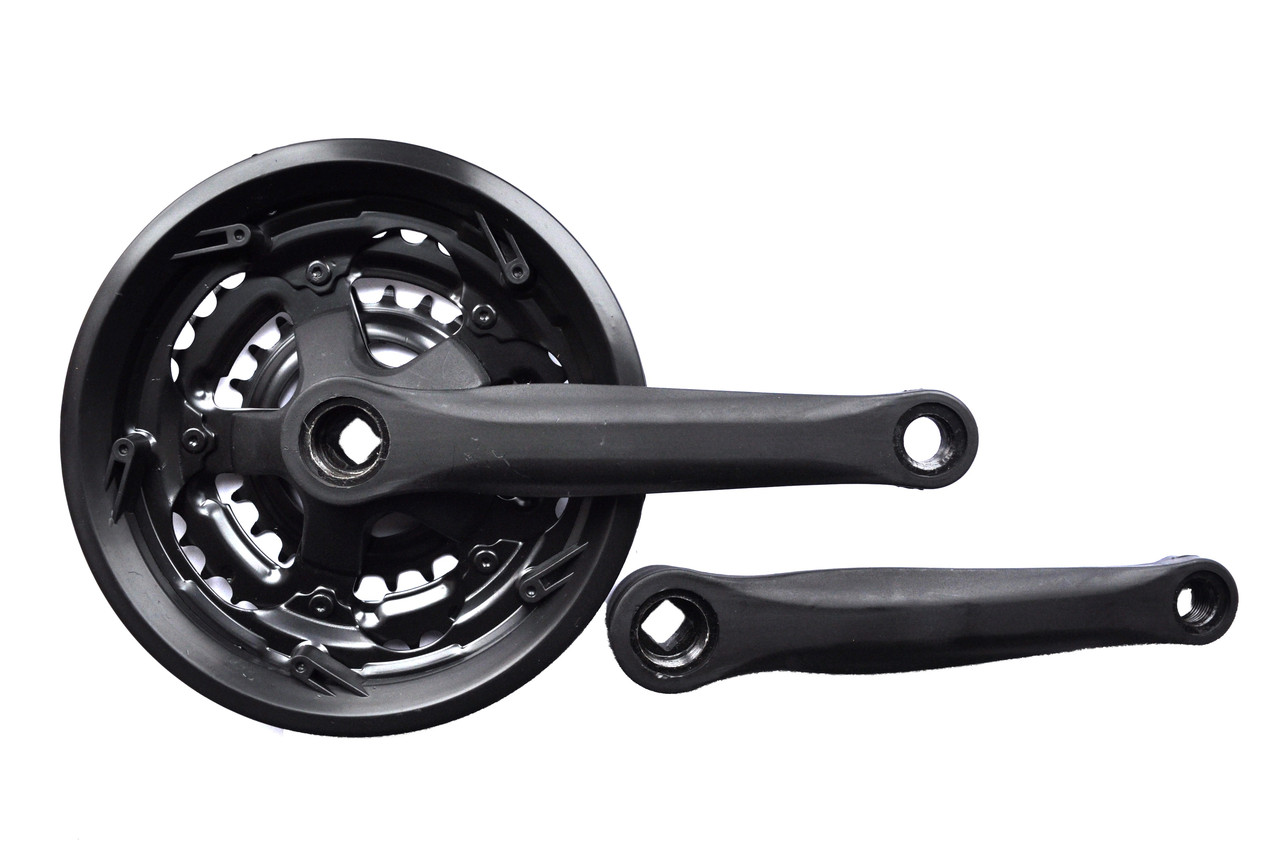 Шатун GF62518 42Т/34/24-170мм,стальний, чорний, фото 1