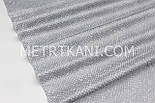Сатин жакард "Луска" сірого кольору 240 см № WH-2845-3, фото 3