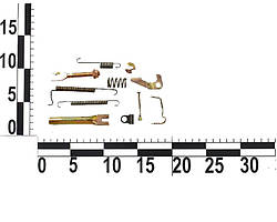 Ремкомплект колодок гальмівних LANOS, SENS, NUBIRA задих правих  (Shin Kum) (90199719)