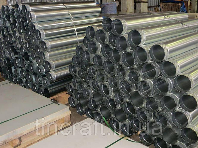 Купить Труба водосточная Ø100 мм из оцинкованной стали толщиной 0.4 мм ...