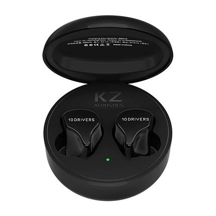 Бездротові Bluetooth-навушники KZ VX10 з гібридними випромінювачами (Чорний), фото 1