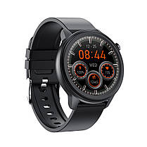 Розумний годинник Lemfo F81 Silicone з тонометром і пульсоксиметром (Midnight Black), фото 5