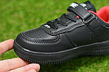 Дитячі кросівки аналог Nike Air Force 1 Shadow black найк аїр форс шадоу чорний р34-35, фото 3
