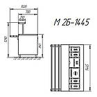 Марміт М 2Б-1445 Д "Класік декор", марміт для підігріву других страв, лінія самообслуговування з паровим підігрівом, фото 3