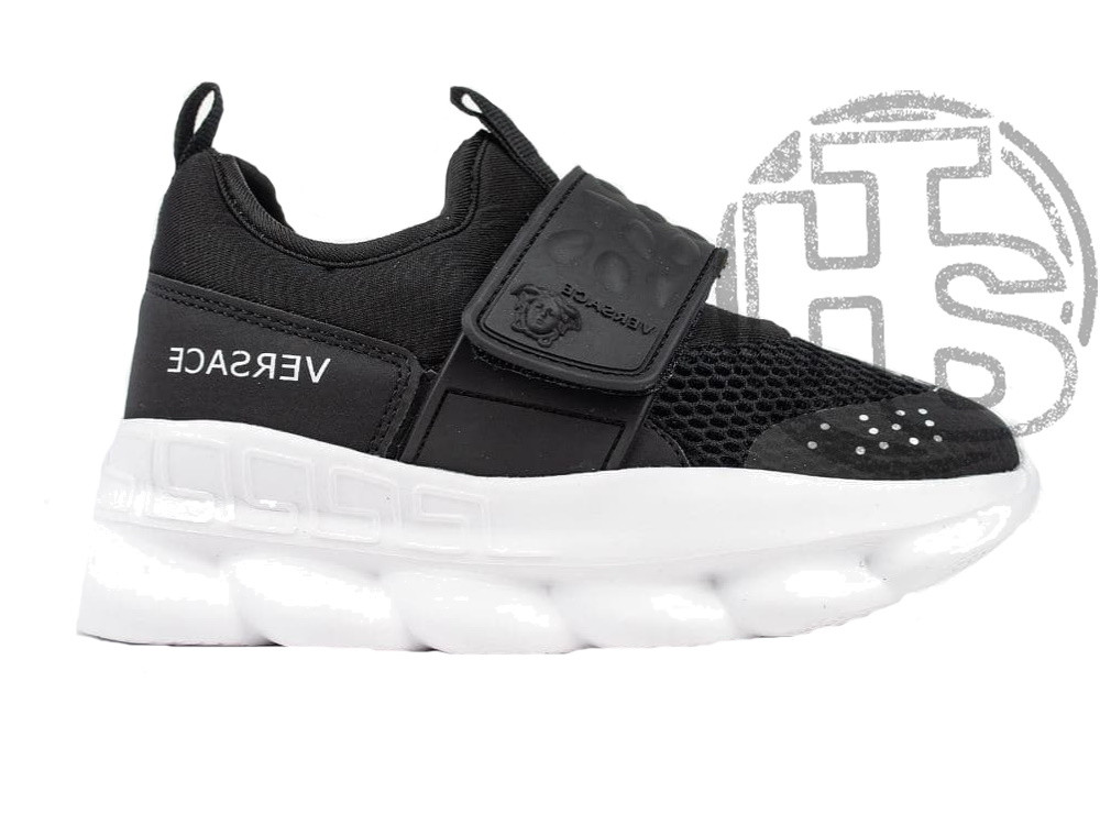 Дитячі кросівки Versace Chain Reaction 2 Chainz Black K0005
