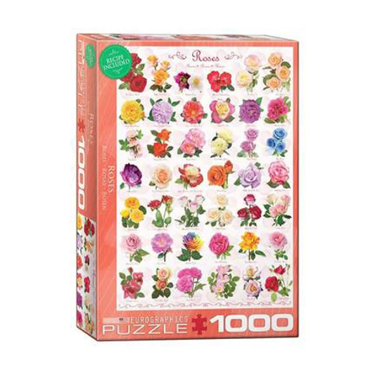 Пазл "Троянди", 1000 елементів Eurographics (628136605939)