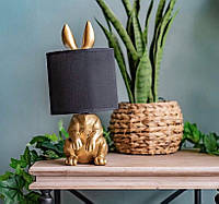 Лампа кролик 43 см с абажуром