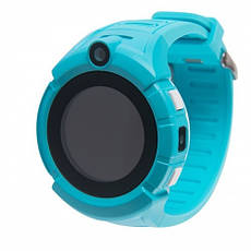 Дитячий розумний годинник Smart Baby Watch Q360 з GPS-трекером, камерою, ліхтариком (Блакитний), фото 3