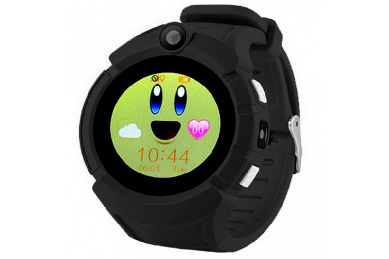 Дитячі розумні годинник Smart Baby Watch Q360 з GPS-трекером, камерою, ліхтариком (Чорний)
