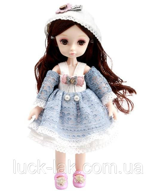 Плаття "Фіалка" й аксесуари для шарнірної ляльки для BJD 1/6, 26-30 см