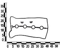 Прокладка крышки клапанной LACETTI, LANOS, AVEO, NUBIRA, TACUMA, NEXIA 1.6 16V DOHC (c "ушами") (96351213)