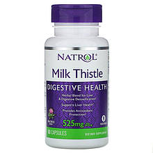 Розторопша Natrol "Milk Thistle" з комплексом рослинних екстрактів, 525 мг (60 капсул)